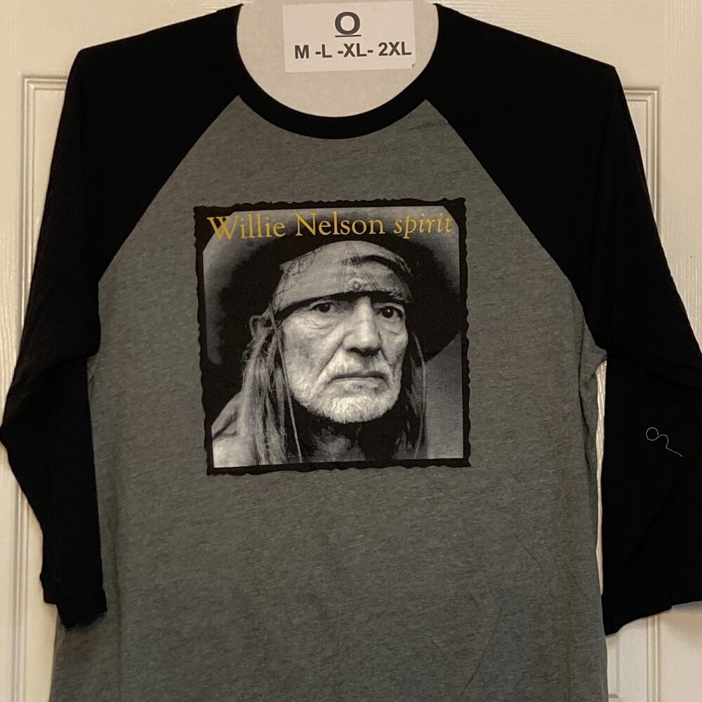 Willie Nelson Original Franks Bros' print Spirit Last of the Breed black/gray